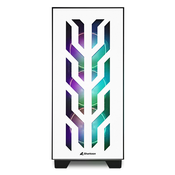 SHARKOON ELITE SHARK CA300T RGB ATX belo (ELITE SHARK CA300T WT)