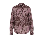 WE Fashion Bluza rjava/siva/staro roza/bela