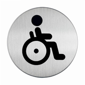 DURABLE piktogram WC invalidi fi 83mm (4906)