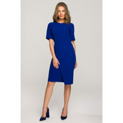 Style Ženska mini obleka Estridamor S317 koruznica modra S