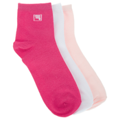 FILA Set of 3 pairs of socks F9303 ružičasta bijela