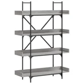 Regal za knjige s 4 razine boja hrasta 100x33x145,5 cm drveni