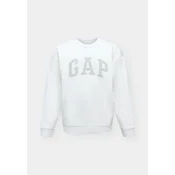 GAP Majica HERITAGE svetlo siva/bela