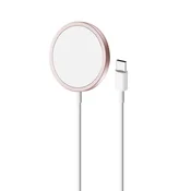 Puro Magnetico Induktivni Polnilnik MagSafe 1m - Roza