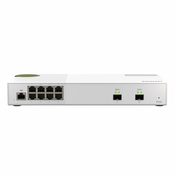 QNAP sustavi QSW-M2108-2S Web upravljani prekidač [2x 10 Gigabit Ethernet SFP + 8x 2 5 Gigabit Ethernet sloj 2]