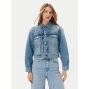 Calvin Klein Jeans jakna LV047B075G Modra Regular Fit