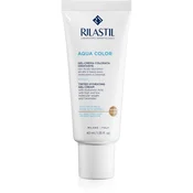 Rilastil Aqua Color tonirana gel krema z vlažilnim učinkom odtenek Medium 40 ml