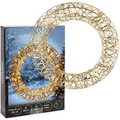 Artemis Božični venec, svetleč, dekorativen, viseči, za vrata, 40 cm