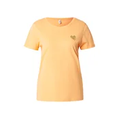 ONLY Majica ONLKITA zlata/pastelno oranžna