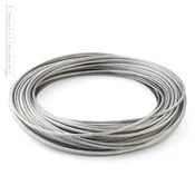shumee Stahlseil | 2 mm | 20m | Edelstahl inox | 7x19 teža | Drahtseil für Rankhilfe Rostfrei Seil Stahl Draht Forstseil Windenseil Spannseil Geländerseil