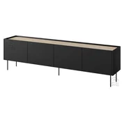 TV komoda Desin 220 4D - črna