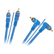 CABLETECH Poveznicki kabel RCA 2x - RCA 2x + žila, 5m kutni/pravolinijski (daljinski)