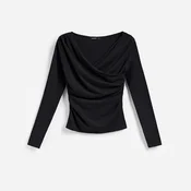 Reserved - Bluza s drapiranim detaljem