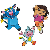Zidna dekoracija Nickelodeon – Dora istražuje, 3 dijela