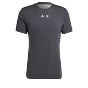 ADIDAS PERFORMANCE Tehnicka sportska majica New York, tamno smeda / siva / crna / bijela