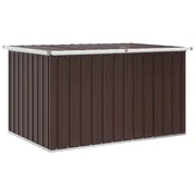 Vidaxl Vrtna škatla za shranjevanje rjava 150x101x91 cm
