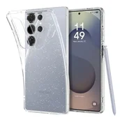 shumee Ovitek Spigen Liquid Crystal Glitter za Samsung Galaxy S25 Ultra (prozoren)