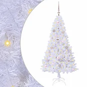 Vidaxl Umestno božično drevo med 150 LED Bela 150 cm PVC in jeklo