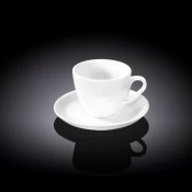 Skodelica in Podstavek, Porcelan, 75ml