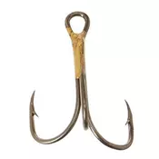 2X TREBLE REG SHANK CURVED POINT BRONZE - 374AH-10