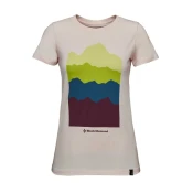 Ženska majica s kratkimi rokavi Black Diamond VISTA TEE, ledeno roza (XS)
