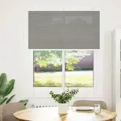 Plisirana roleta antracit 110x100 cm širina tkanine 109,4 cm