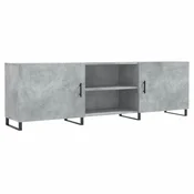 Vidaxl TV omarica betonsko siva 150x30x50 cm inženirski les