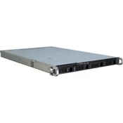 Inter-Tech IPC 1U-1404 Rack Black, Stainless steel