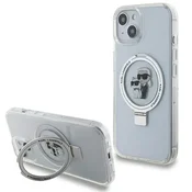 1 to 3 ETUI KARL LAGERFELD HARDCASE ZA IPHONE 15 14 13 6.1 Z OBROČKOM STOJALO ZA MAGSAFE