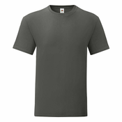 Graphite Iconic Combed Cotton T-shirt Fruit of the Loom
