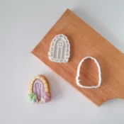 KREATIVNI SLATKIŠI Modla za kolace Vrata šumske kuce, 7 cm, Bela