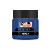 Akrilna barva kovinska - 50 ml - Modra