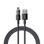 Polnilni in podatkovni USB-A v Lightning kabel Baseus Data Cable Display 2 - 2.4A - 1m - cosmic black