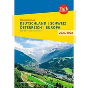Falk Straßenatlas 2027/2028 Deutschland, Schweiz, Österreich 1:300.000