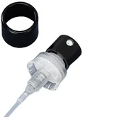 INF Razpršilna glava za stekleničke za parfume - 13 mm stiskalna razpršilna črpalka z gladkim zapiranjem Black, (21839229)
