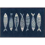wash+dry PREDPRAŽNIK Fish Tango 50/75 cm potiskano modra