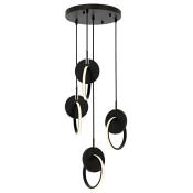 Opviq Luster Av 1874 4T Bsy, 4 x LED, Metalni, Crni