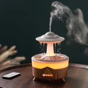 LED Aroma Difuzer – 7 boja, USB, daljinski upravljac, 350 ml
