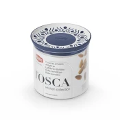 Tosca doza za shranjevanje 0,7l belo-modra 12xh11cm/pvc