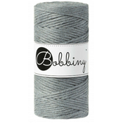 Bobbiny Macrame Cord 3 mm 100 m Steel Vrvica