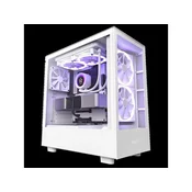 NZXT CASE H5 ELITE WHITE | Mid Tower | Micro-ATX, ATX