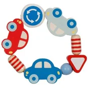 Elasticna zvecka za bebe Goki, automobili
