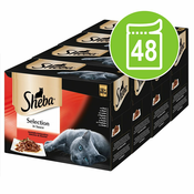 Sheba Selection in Sauce 48 x 85 g - Selection in Sauce govedina