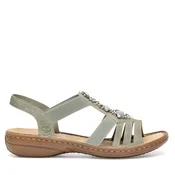 Sandali Rieker 60839-52 Zelena