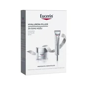Hyaluron-Filler set protiv starenja za suhu kožu promo paket krema za suhu kožu SPF 15 + krema za podrucje oko ociju