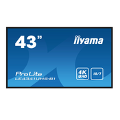 IIYAMA IIYAMA 42,5 LED LE4341UHS-B1 IPS 4K MONITOR, (20613741)