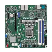 ASRock E3C252D4U, 1xSKT LGA1200, Intel E-2300, C252, 4xDIMM, SATA, 1xM.2, 2x1GbE, IPMI