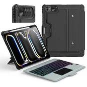 shumee Ovitek s tipkovnico za iPad Pro 13 M4 2024 Nillkin Magic črn QWERTZ