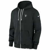 Las Vegas Raiders Nike Dri-FIT 2023 Sideline Player zip majica sa kapuljacom