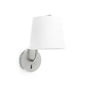 STENSKA SVETILKA BERNI SATEN NIKEL 1 X E27 20W FR29328